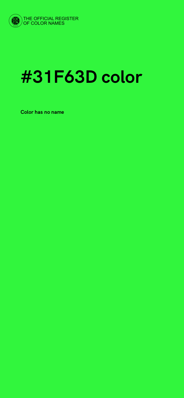 #31F63D color image