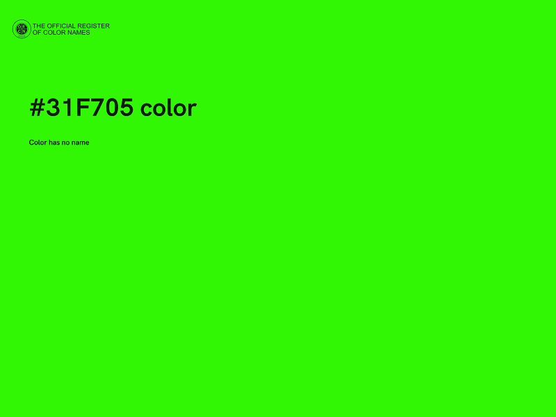 #31F705 color image