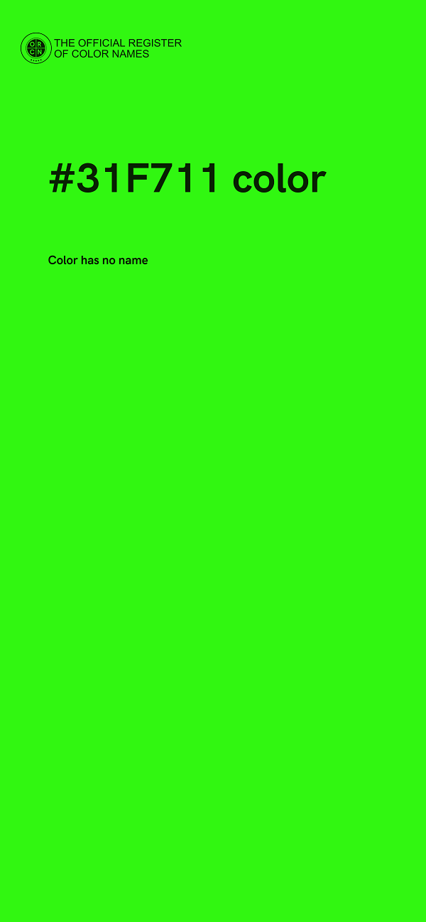 #31F711 color image