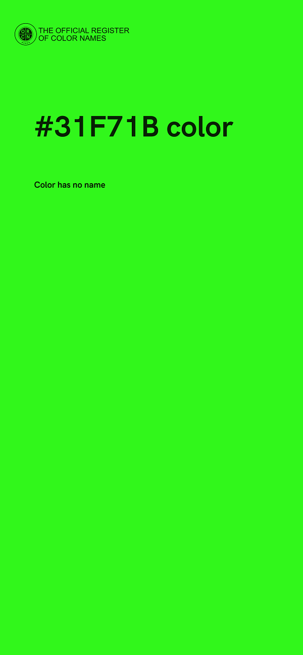 #31F71B color image
