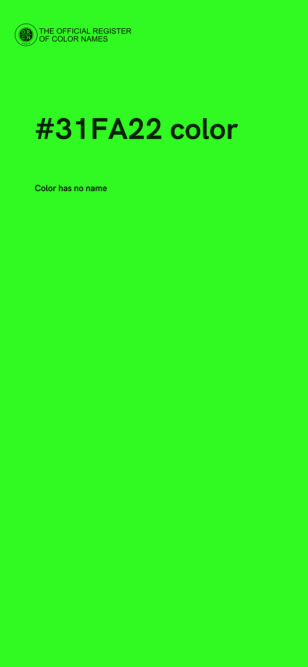 #31FA22 color image