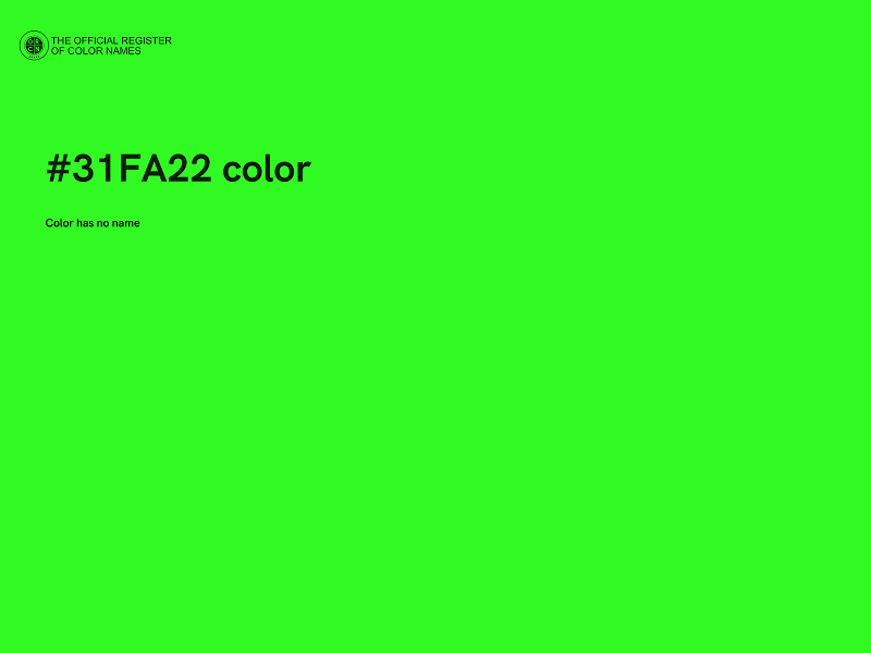 #31FA22 color image