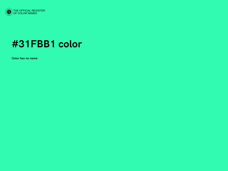 #31FBB1 color image