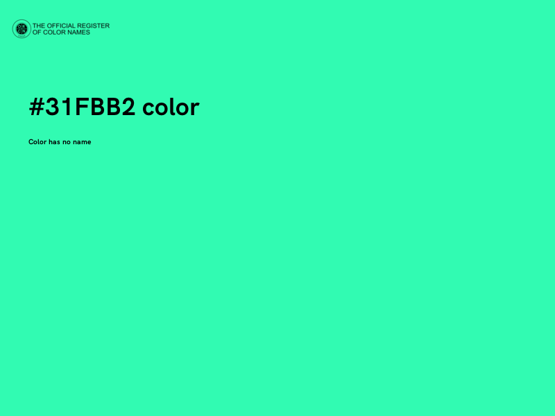 #31FBB2 color image