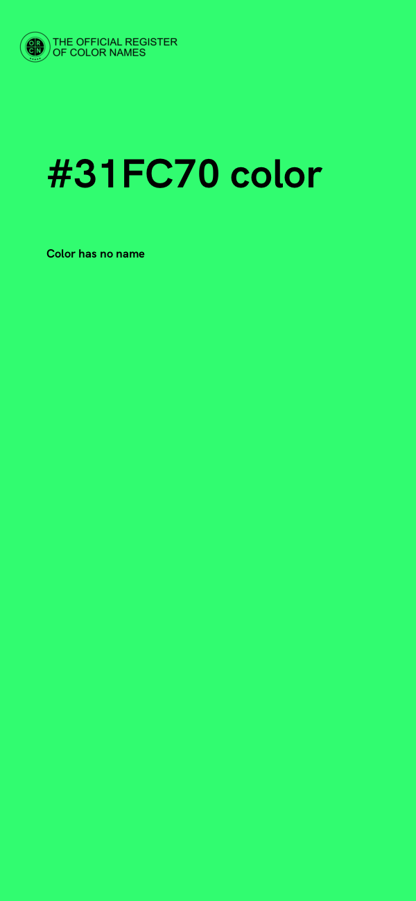 #31FC70 color image