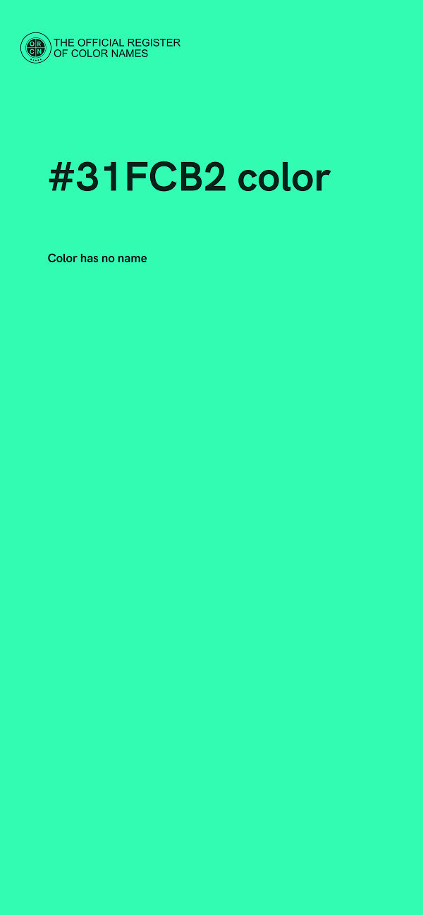 #31FCB2 color image