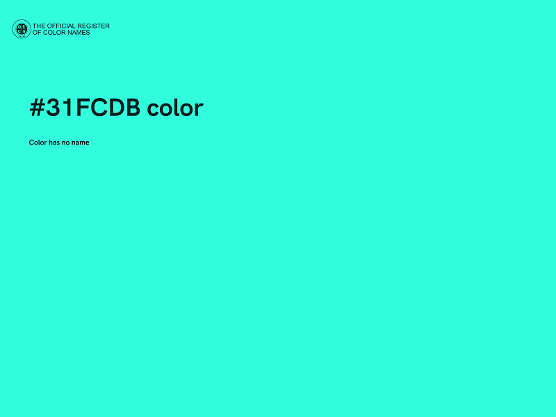 #31FCDB color image