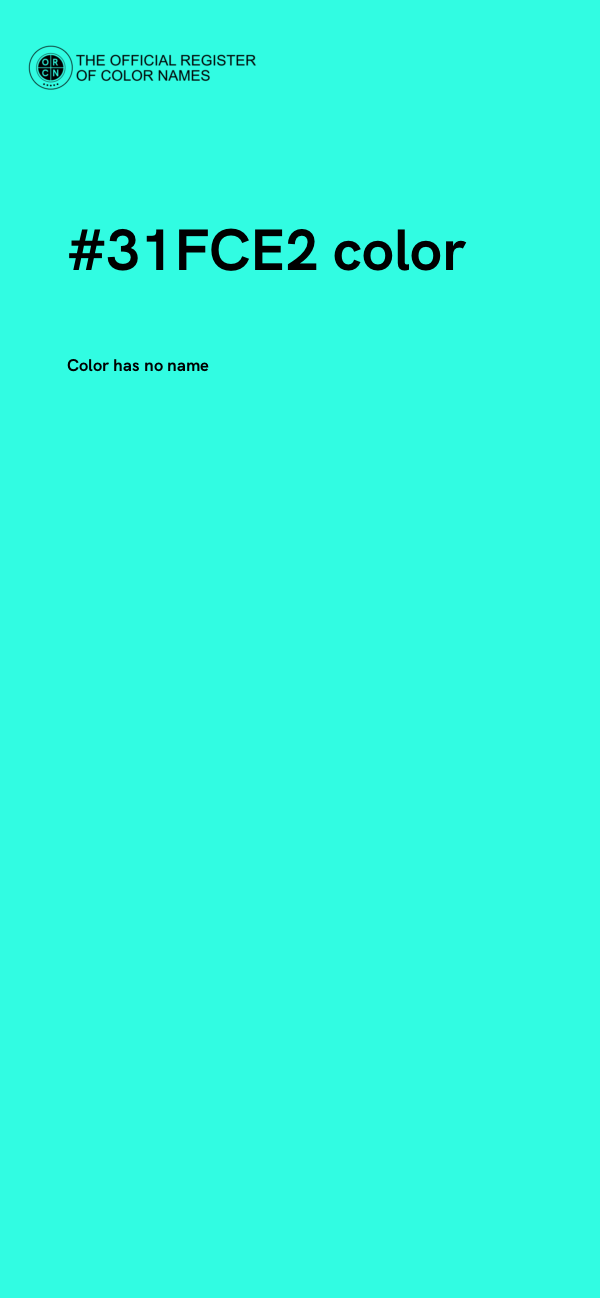 #31FCE2 color image