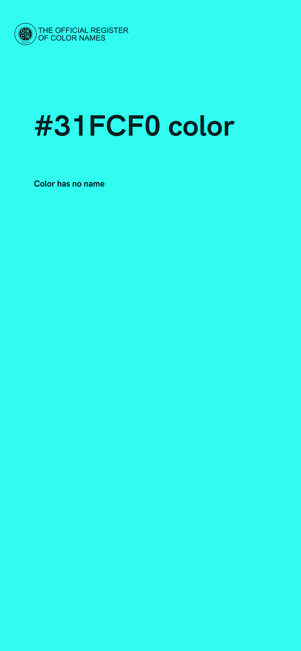 #31FCF0 color image