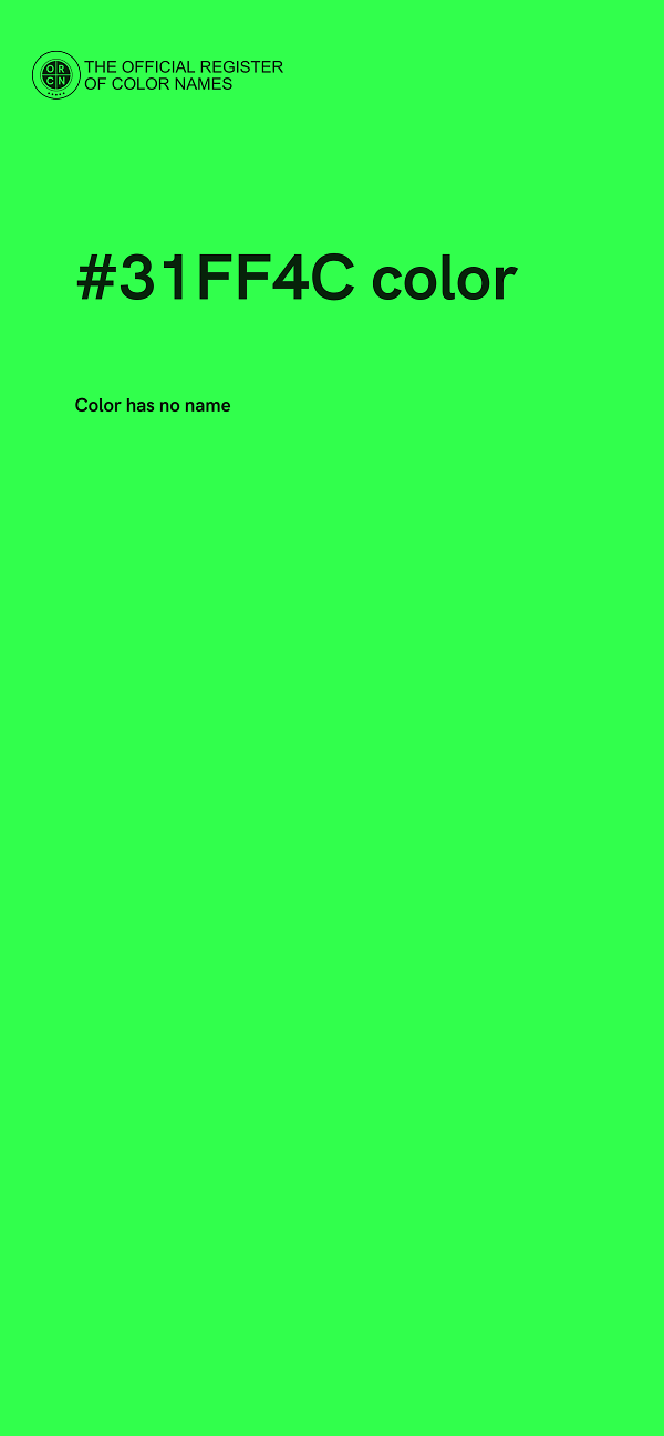 #31FF4C color image