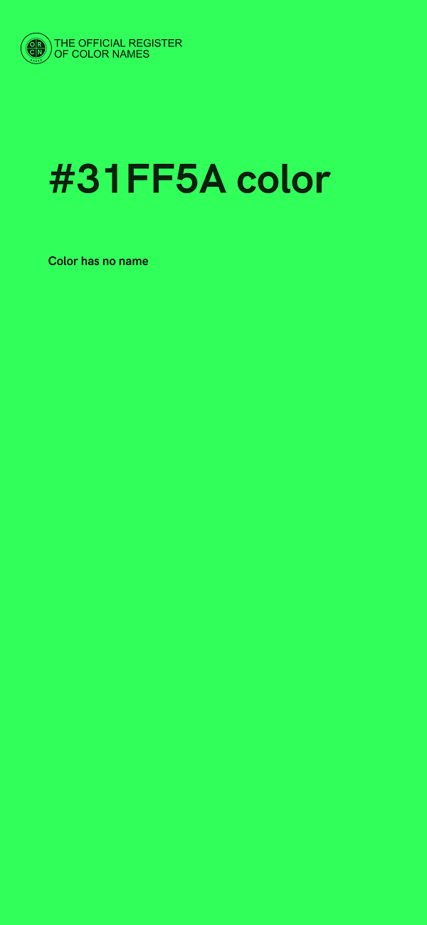 #31FF5A color image