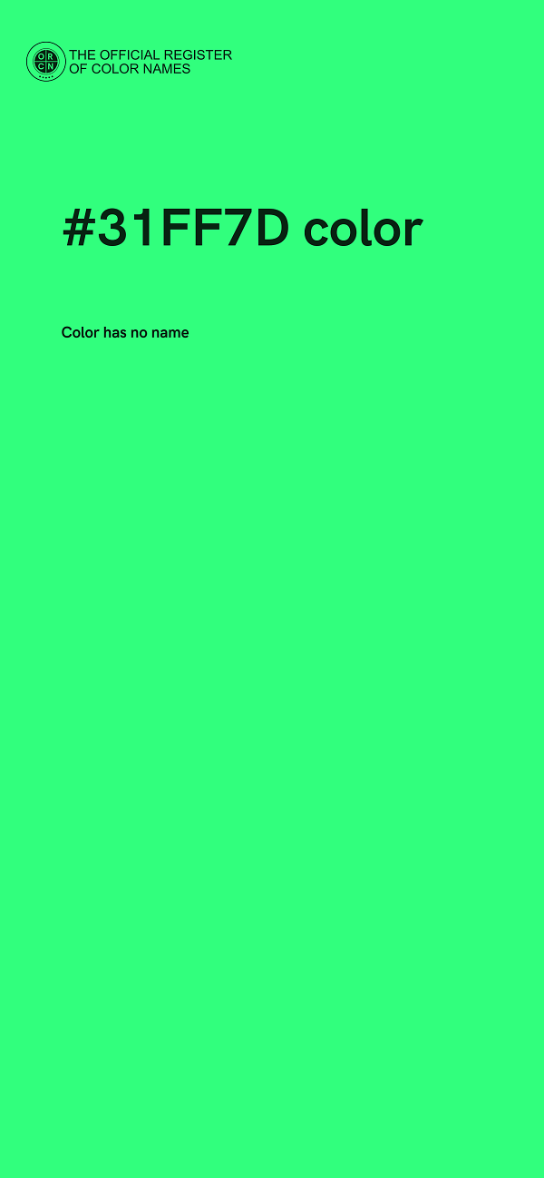 #31FF7D color image