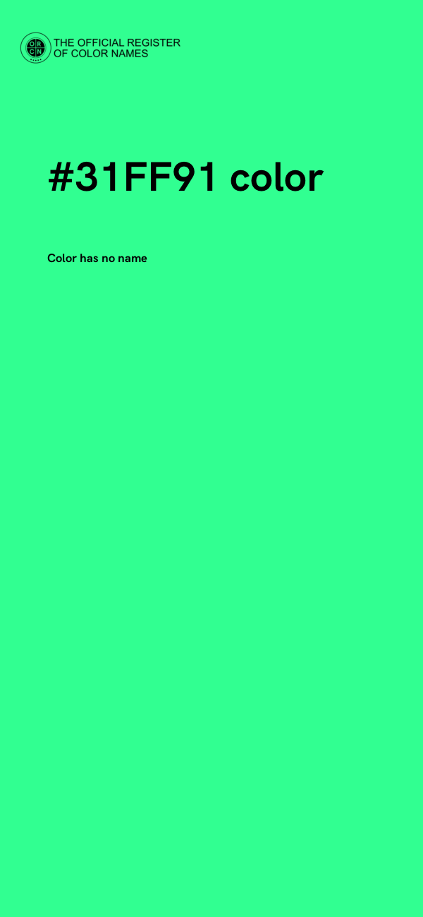 #31FF91 color image