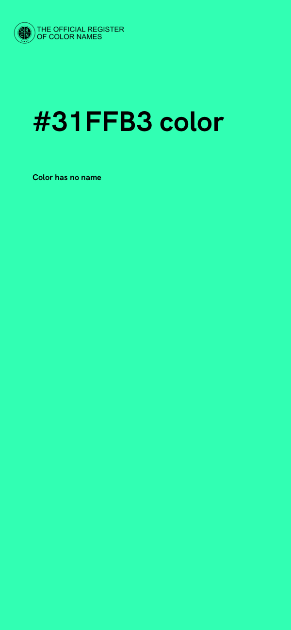 #31FFB3 color image