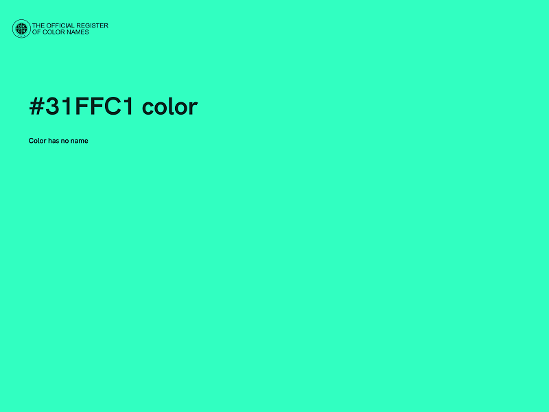 #31FFC1 color image