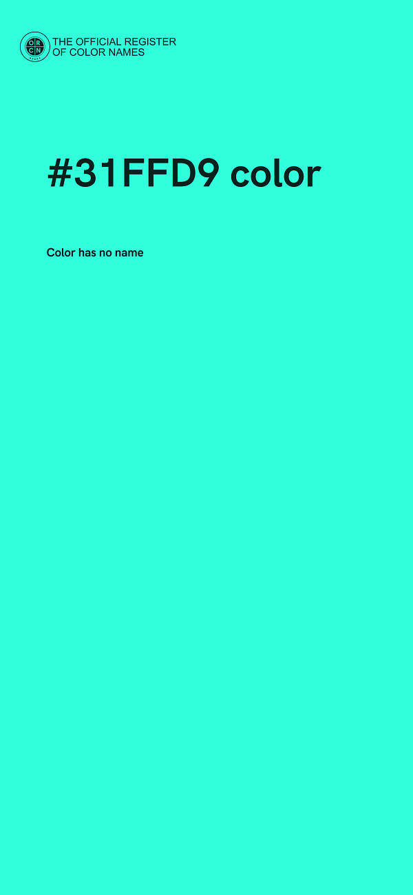 #31FFD9 color image