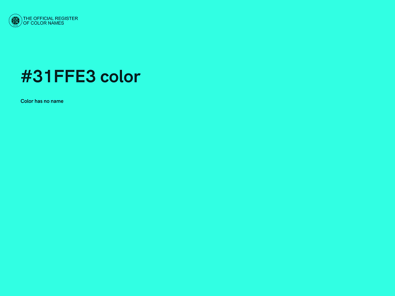 #31FFE3 color image
