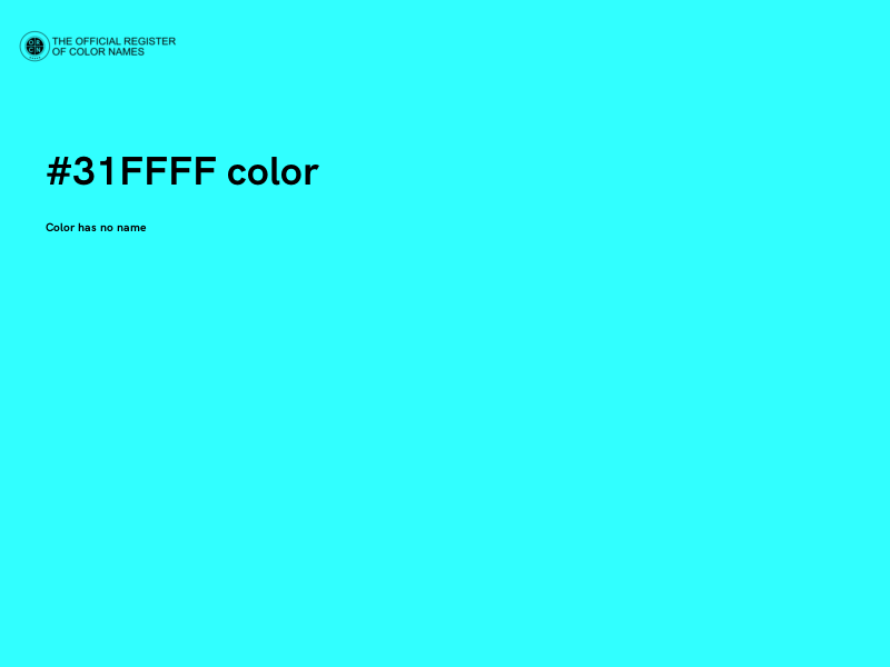 #31FFFF color image