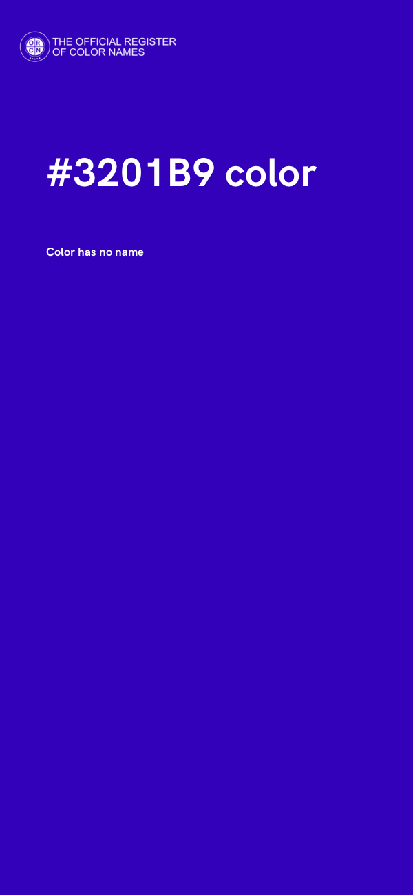 #3201B9 color image