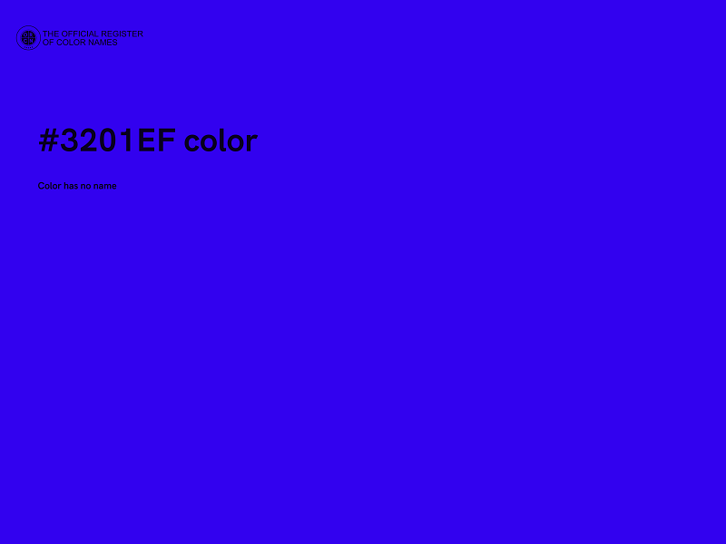 #3201EF color image