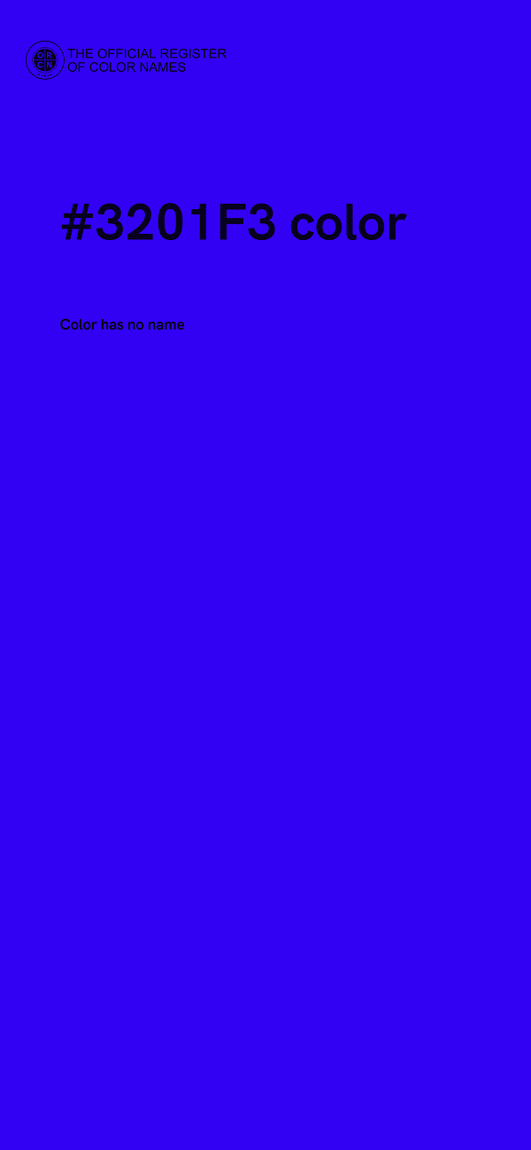 #3201F3 color image