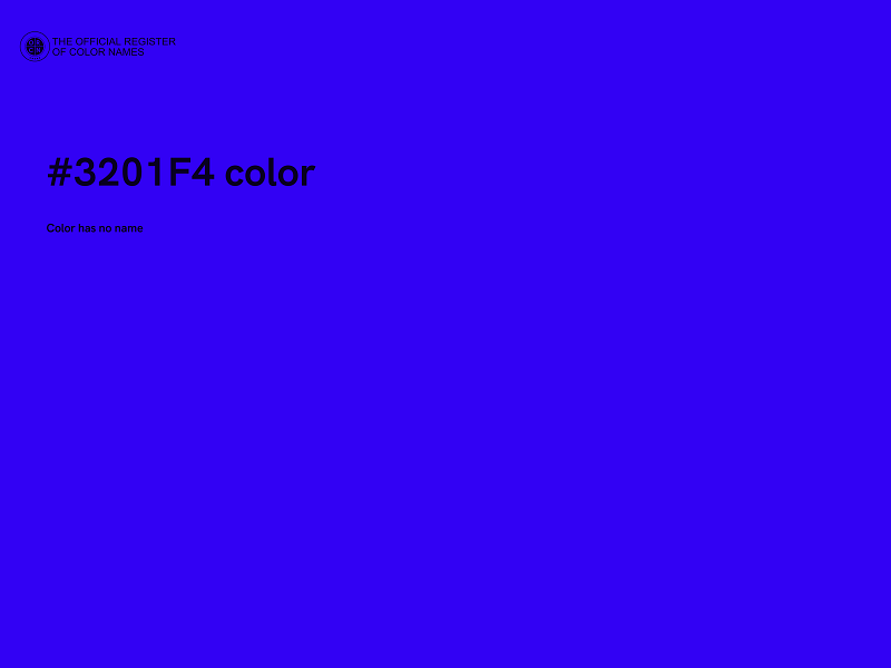 #3201F4 color image