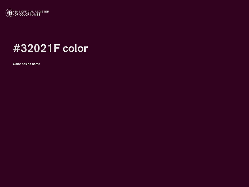 #32021F color image