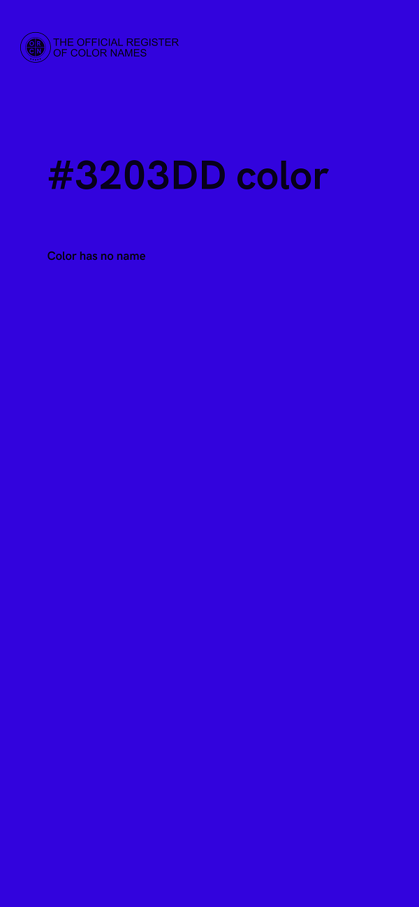 #3203DD color image