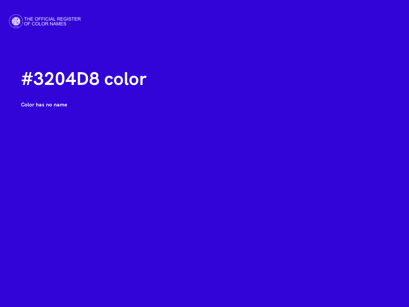 #3204D8 color image