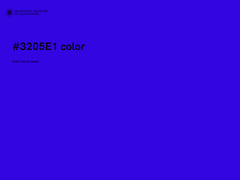 #3205E1 color image