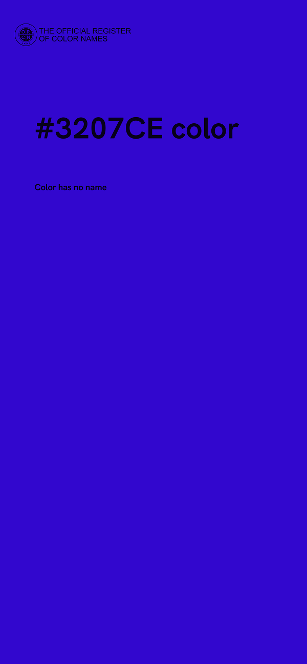 #3207CE color image
