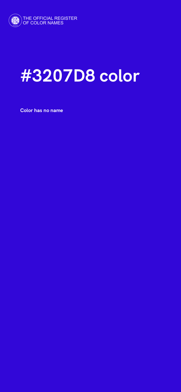 #3207D8 color image