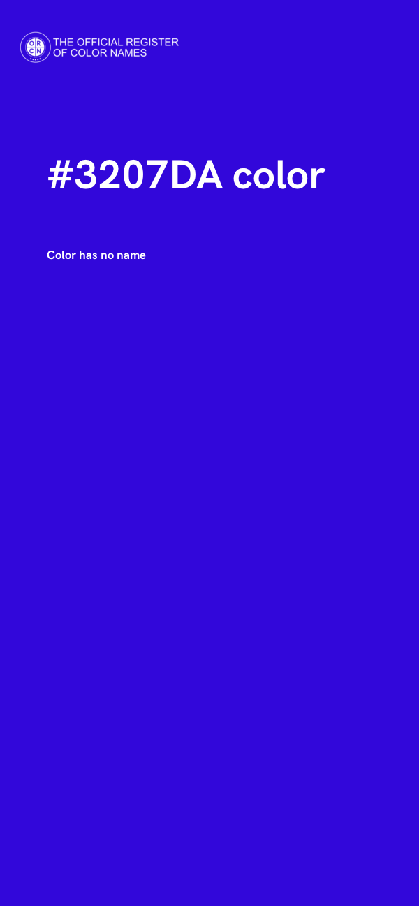 #3207DA color image
