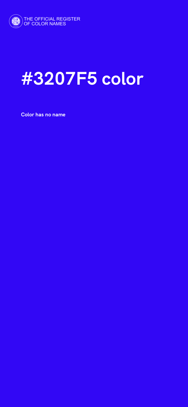 #3207F5 color image