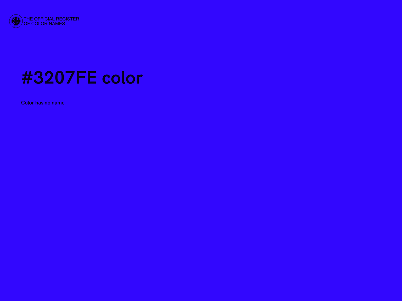 #3207FE color image