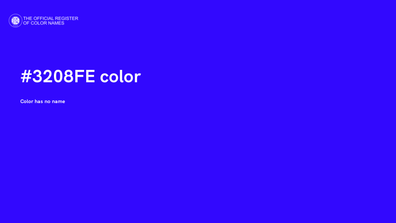 #3208FE color image