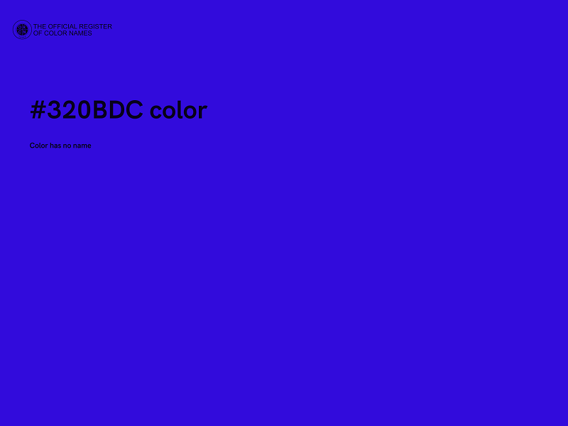 #320BDC color image