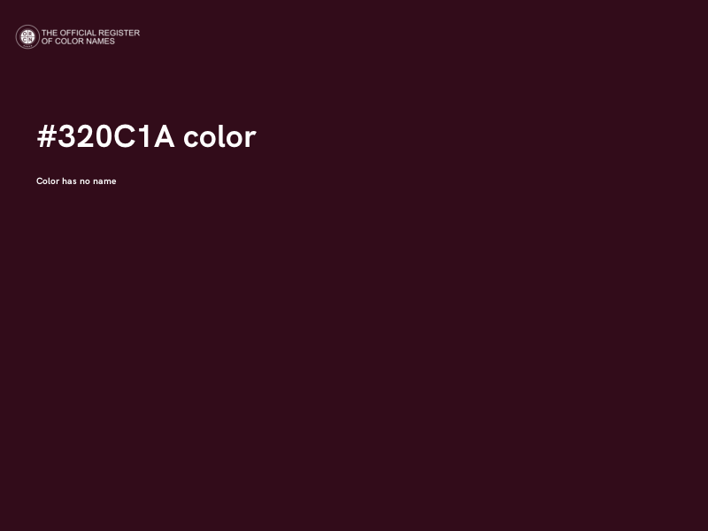 #320C1A color image