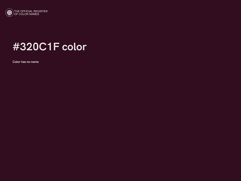 #320C1F color image