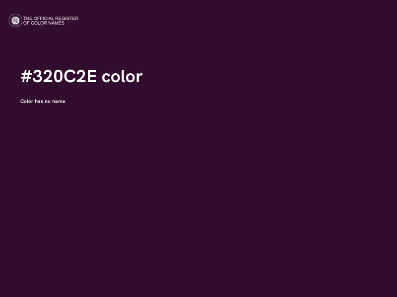 #320C2E color image