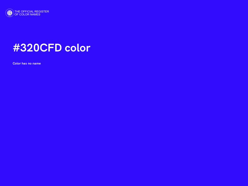 #320CFD color image