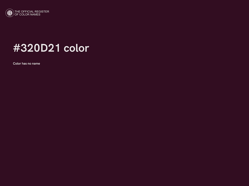 #320D21 color image