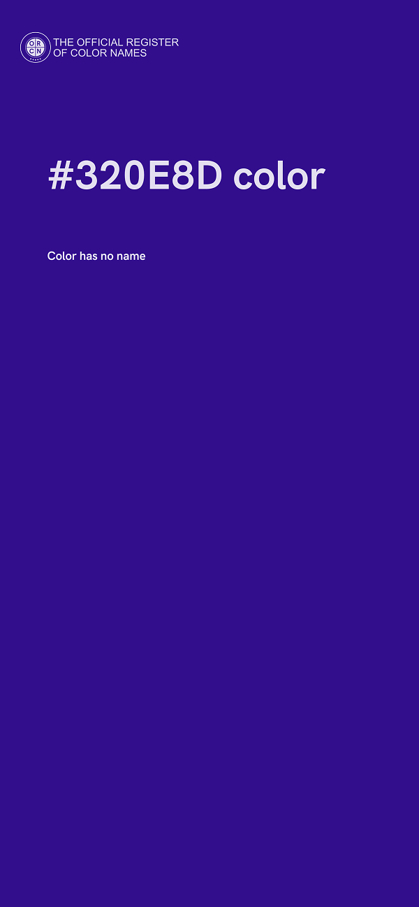 #320E8D color image