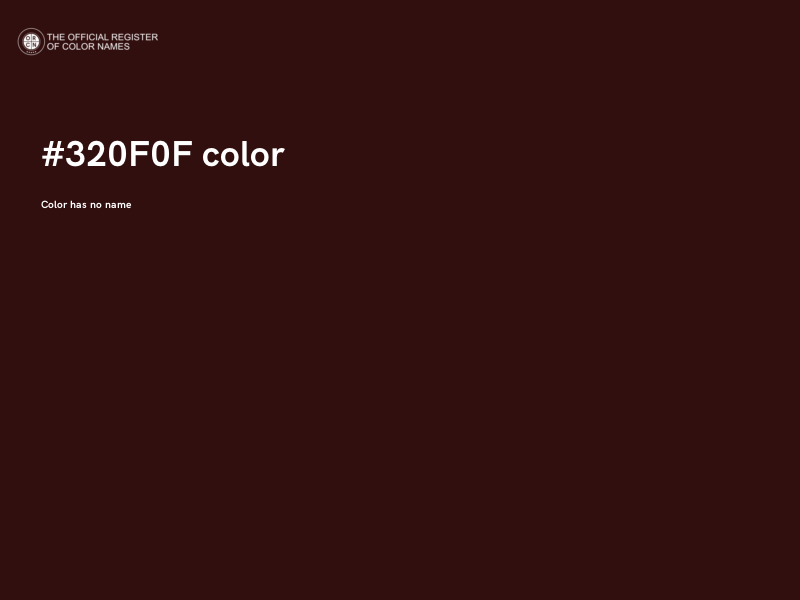 #320F0F color image