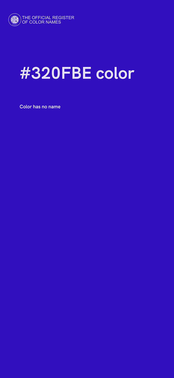 #320FBE color image