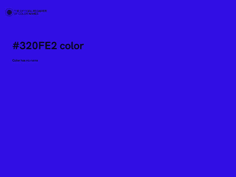 #320FE2 color image