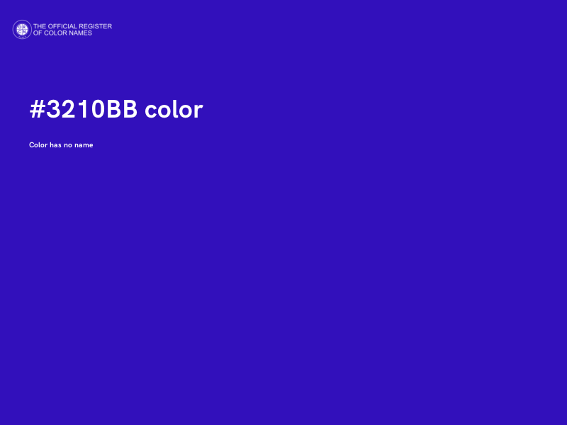 #3210BB color image