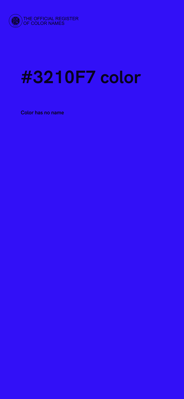 #3210F7 color image