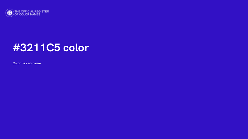 #3211C5 color image