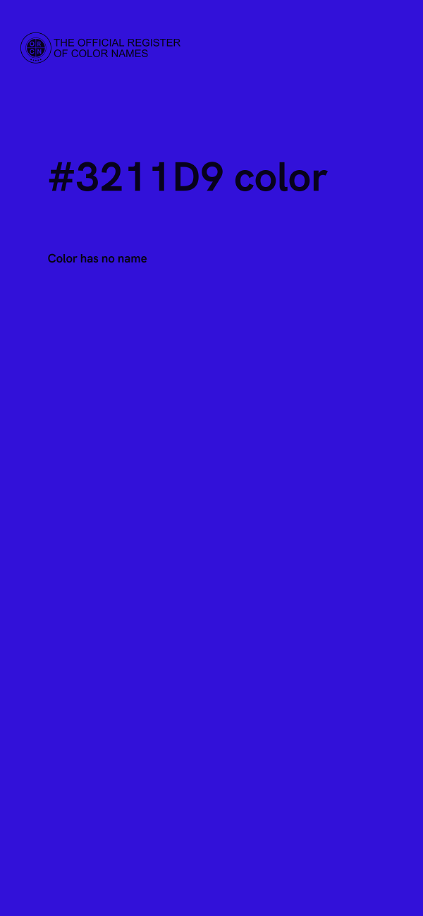 #3211D9 color image